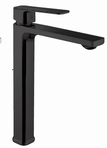Basin Faucet Long Heavy Black