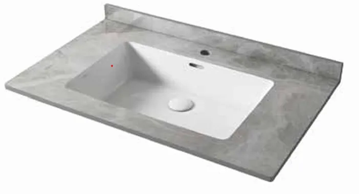 Cbnt Top Grey w Seamless Basin 60cm