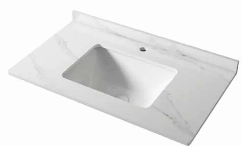 Cbnt Top White w Seamless Basin 60cm