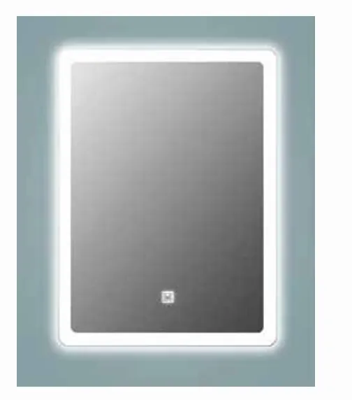 Rctngl Mirror 80x60cm w/o Frame (Rd Corner, Out Light)