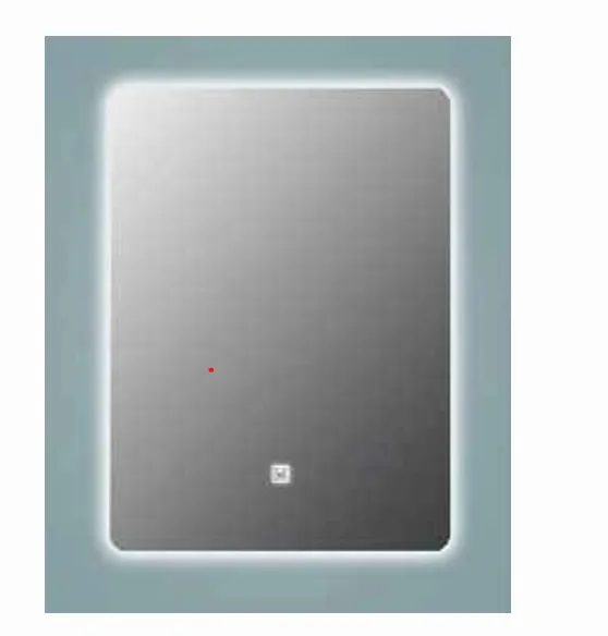 Rctngl Mirror 80x60cm w/o Frame (Rd Corner, Back Light)