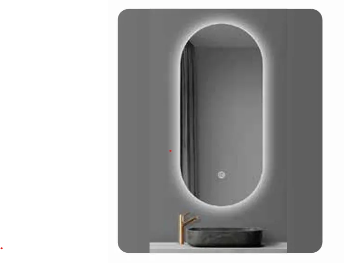 Stadium Mirror LED 80x50cm w/o Frame (Back Light)