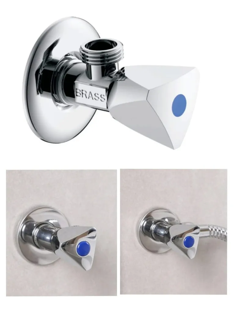 NEW ANGLE VALVE BY BRASS