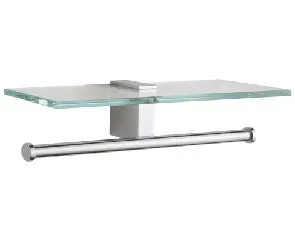 DOUBLE TOILET ROLL HOLDER WITH COVER 3