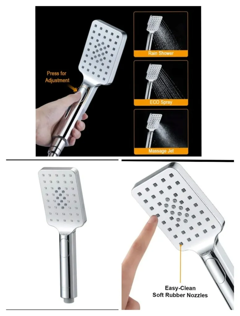 HAND SHOWER HEAD SQUARE NEW
