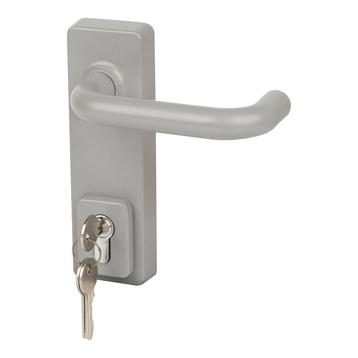 Dorfit Outside Trim Lock DT1413 174 x 54 mm Zinc Alloy   Grey