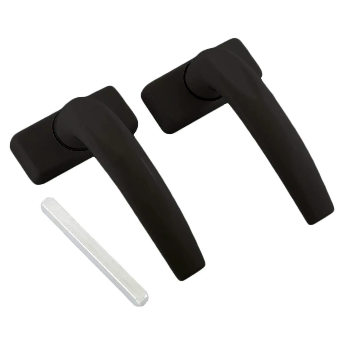 Dorfit Aluminium Door Handle DTADH224-BK 123x73x31mm Aluminium Black