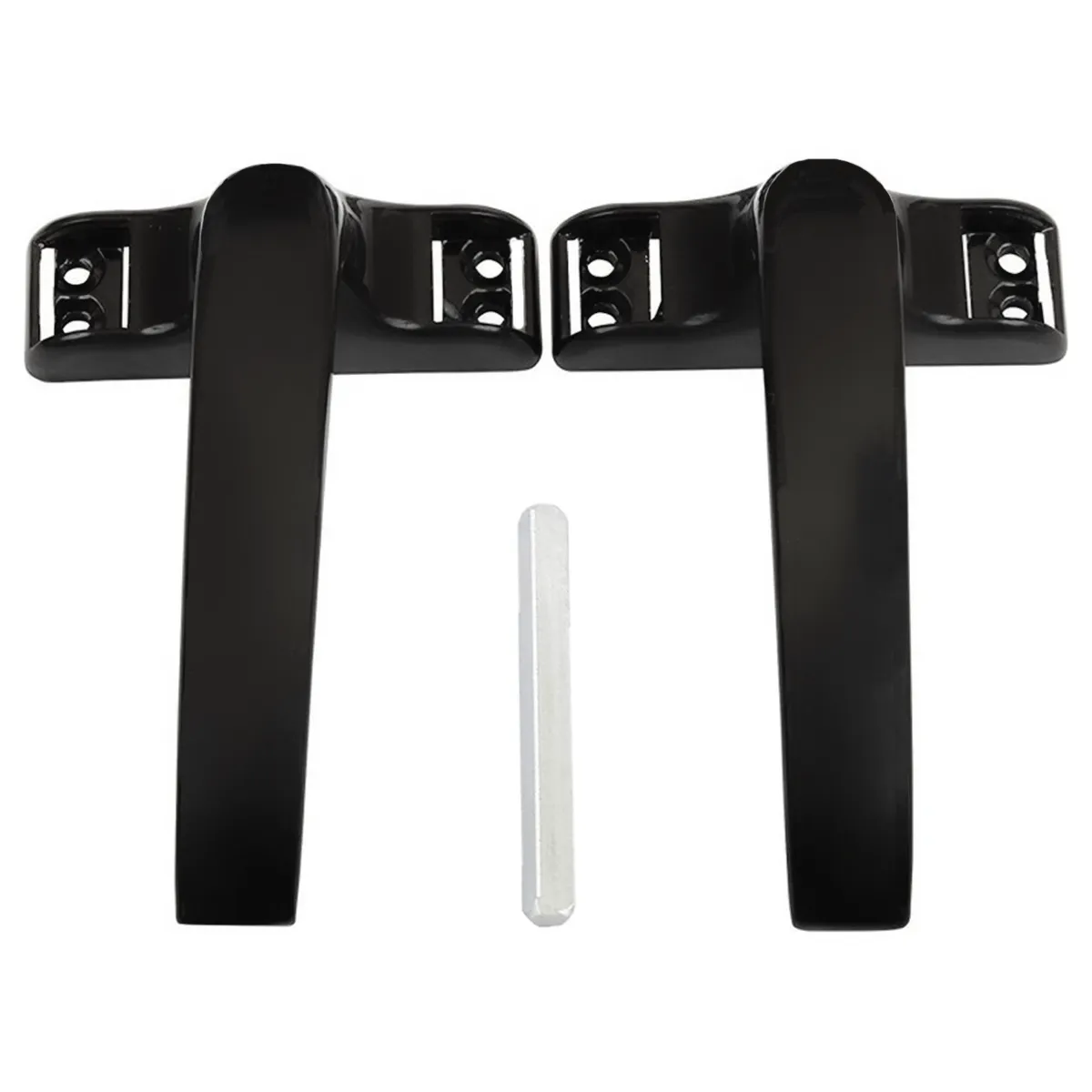 Dorfit Aluminium Door Handle DTADH237-BK 164x90x27mm Aluminium Black