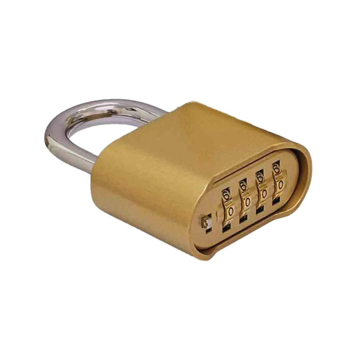 Dorfit Combination Padlock DTPC50 50mm Zinc Alloy Body, Cold Rolled Steel Bottom Cover Brass