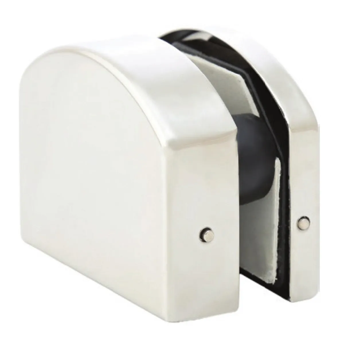 Dorfit Strike Box For Glass Door Lock DT100G 70x50mm Stainless Steel Polished Stainless Steel