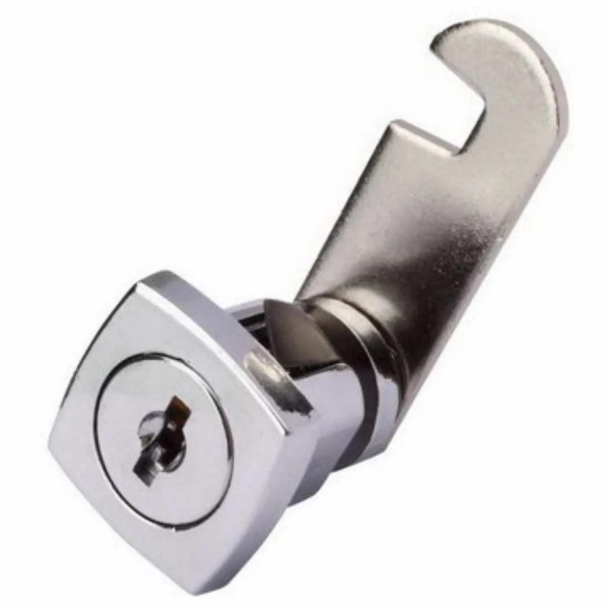 Dorfit Steel Cabinet Lock DT203 19x20mm Zinc Alloy Nickel