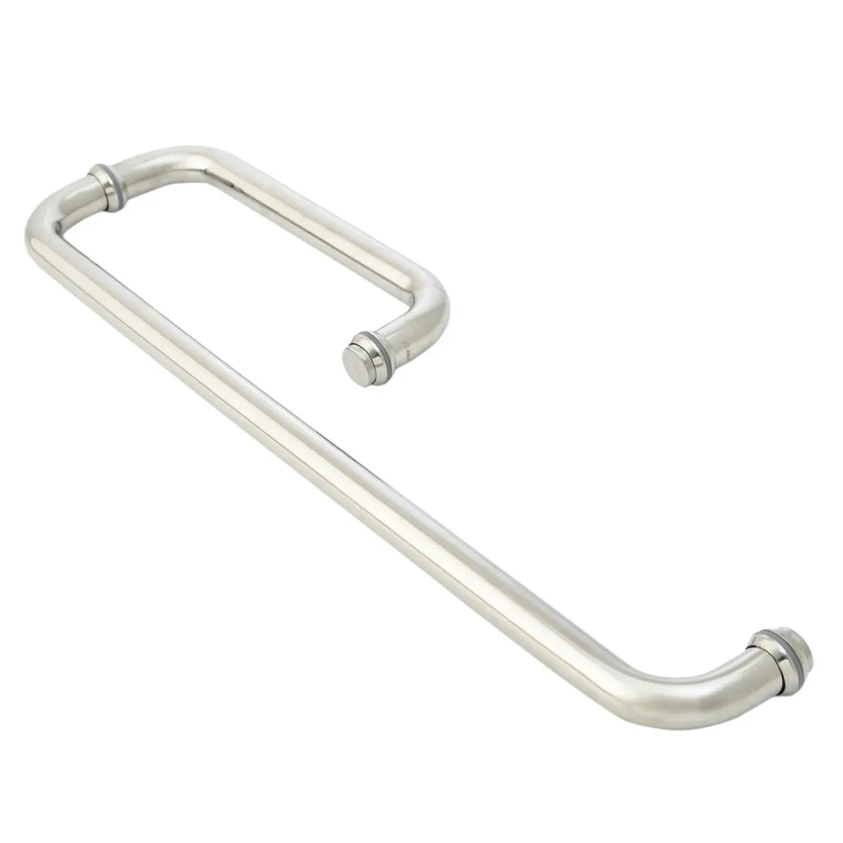 Dorfit Shower Glass Door Handle DT826 450x300x19mm Stainless Steel Polished Stainless Steel