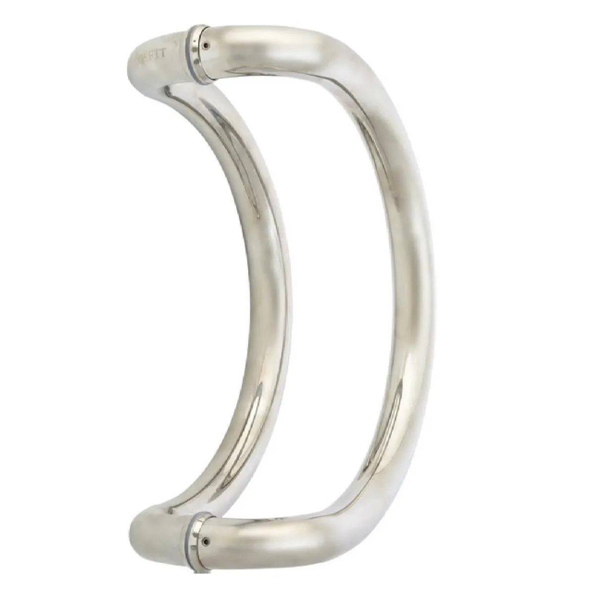 Dorfit Glass Door Handle DT829 305x195mm Stainless Steel Polished Stainless Steel