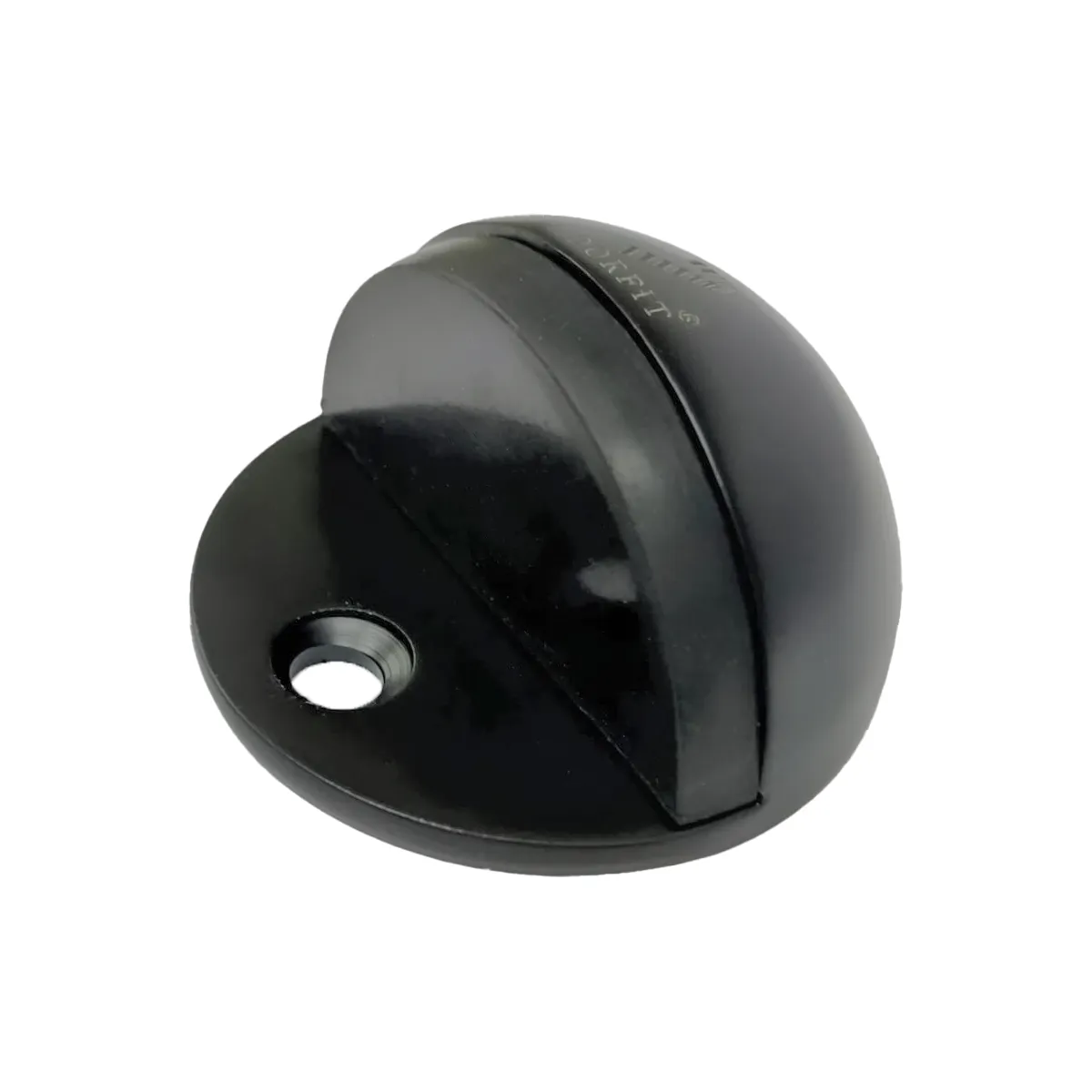 Dorfit Half Round Door Stopper DTDS001 46x26mm Stainless Steel Matt Black