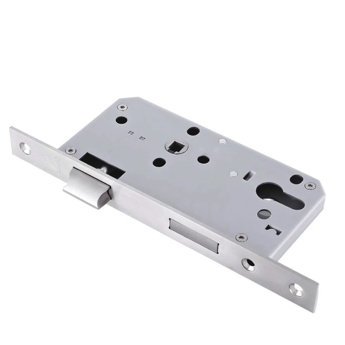 Dorfit Euro Profile Sash Lock DTML009-6072  60 mm Stainless Steel  Satin Stainless Steel