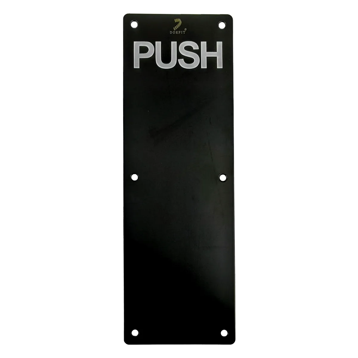 Dorfit Push Plate DTSP005 300x100mm Stainless Steel Matt Black