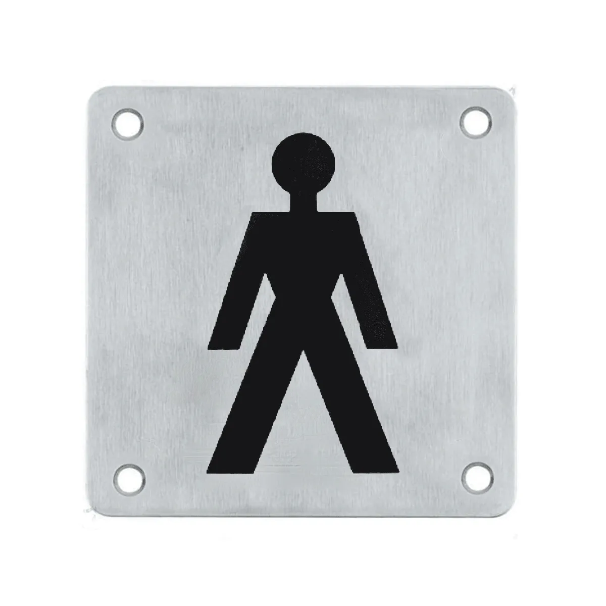 Dorfit Men Sign Plate DTSPM 100mm Stainless Steel Satin