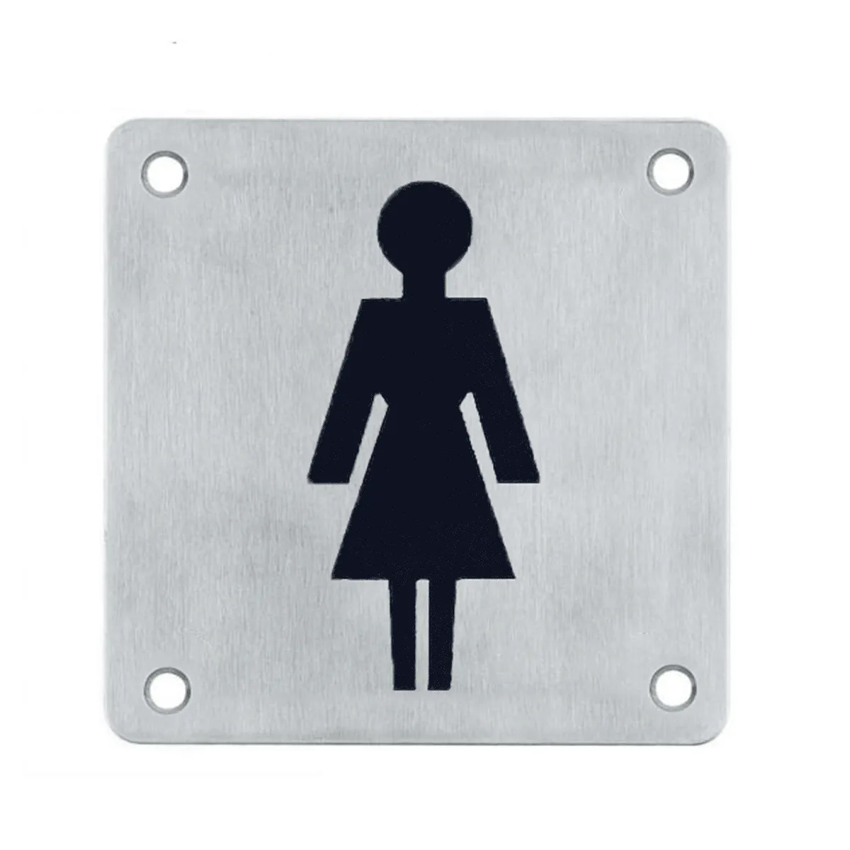 Dorfit Women Sign Plate DTSPW 100mm Stainless Steel Satin