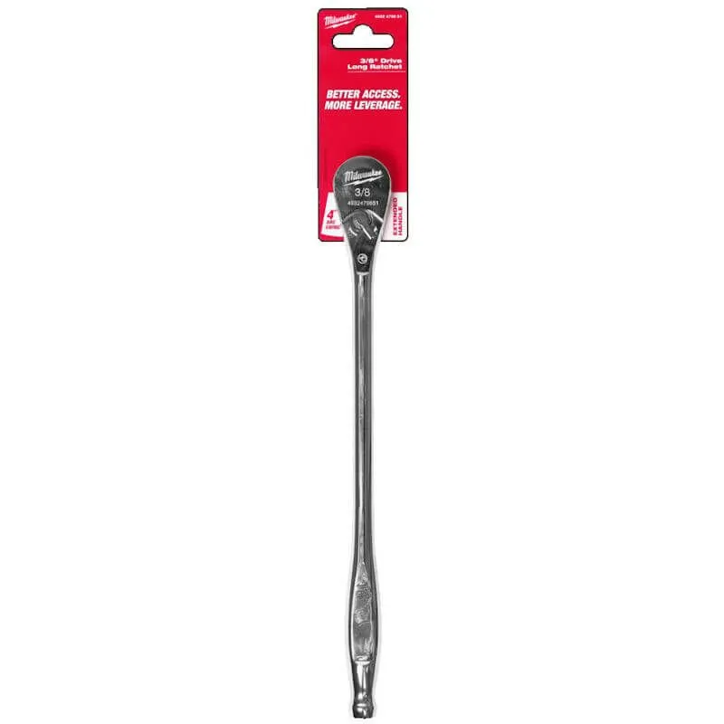 MILWAUKEE 3/8 DRIVE LONG RATCHET - DISPLAY