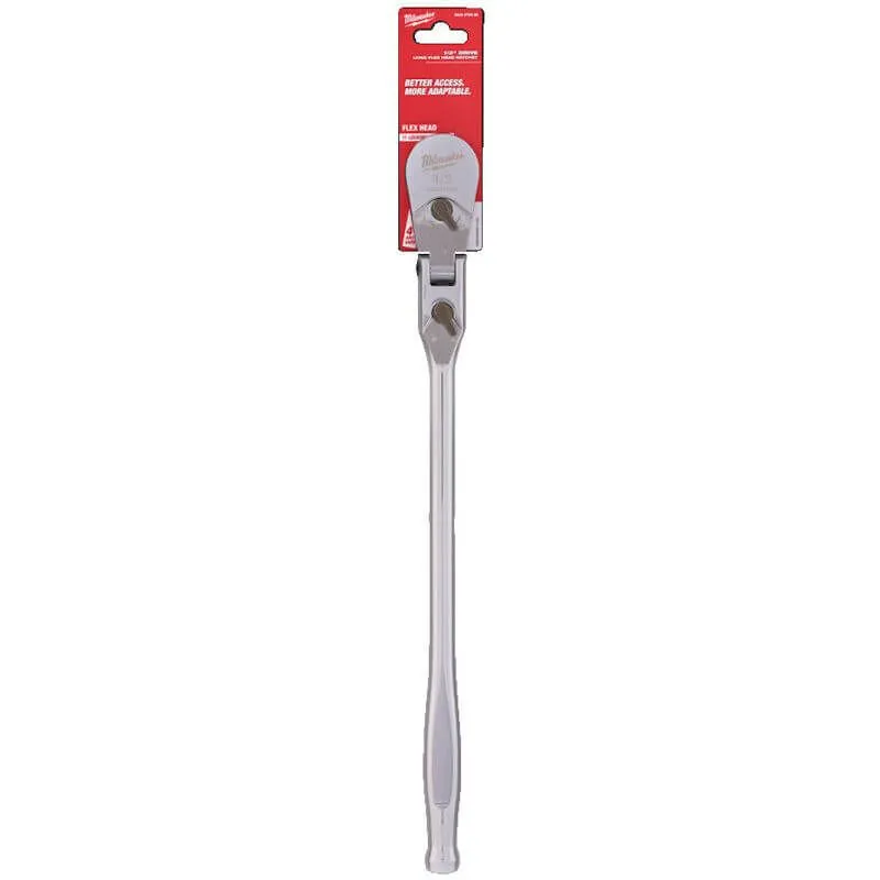 MILWAUKEE 1/2 DRIVE LONG FLEX HEAD RATCHET - DISPLAY