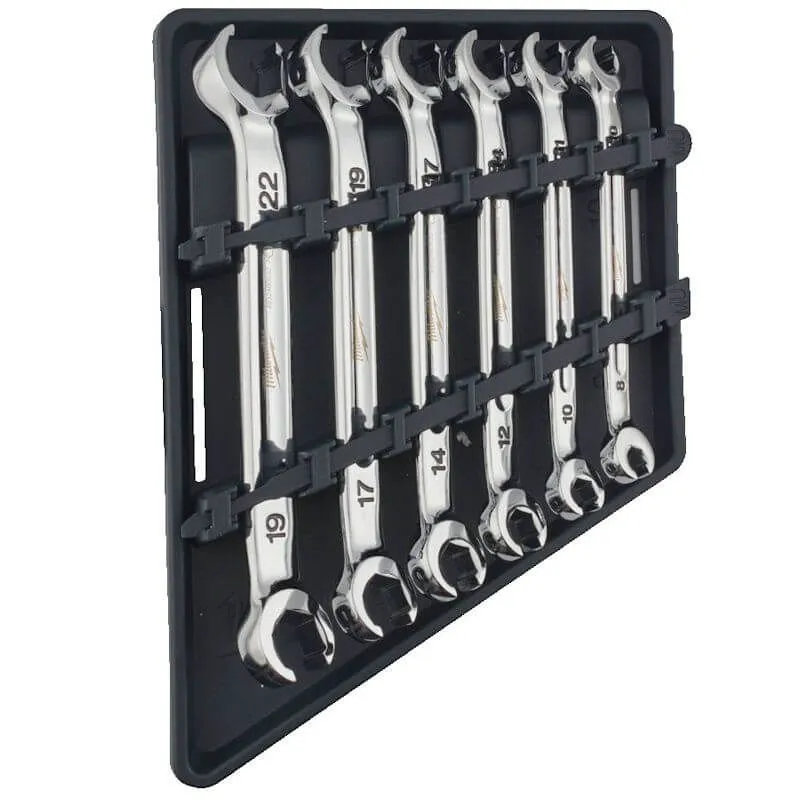 MILWAUKEE FLARE NUT SPANNER SET [6PCS/SET] - DISPLAY