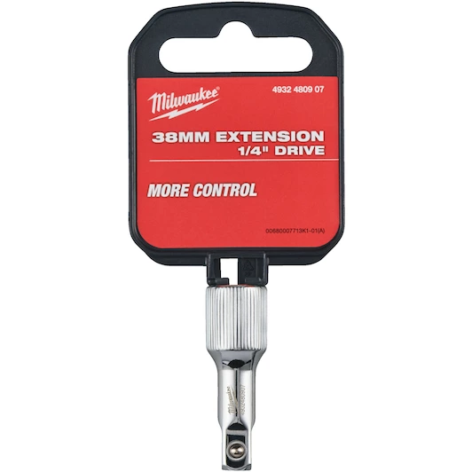 MILWAUKEE 1/4 DRIVE EXTENSION | 38 MM - DISPLAY