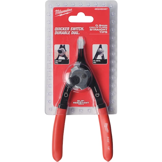 MILWAUKEE SMALL CIRCLIP PLIER, STRAIGHT | 0.9 MM TIP - DISPLAY