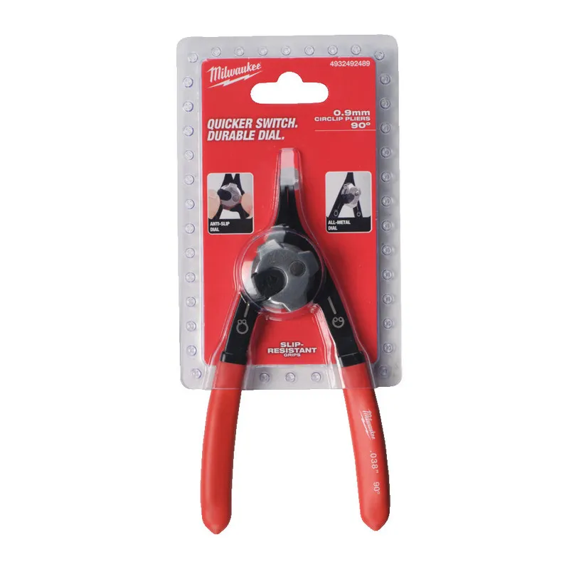 MILWAUKEE SMALL CIRCLIP PLIER, 90 DEG | 0.9 MM TIP - DISPLAY