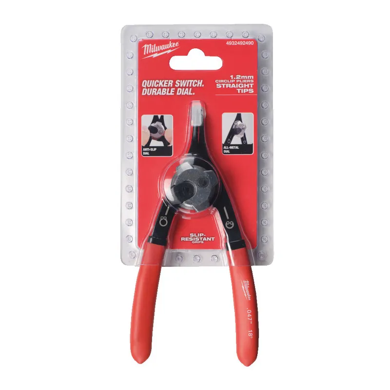 MILWAUKEE MEDIUM CIRCLIP PLIER, STRAIGHT | 1.2 MM TIP - DISPLAY