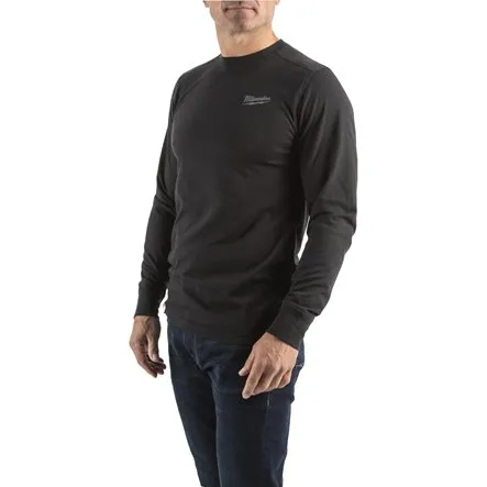 MILWAUKEE HYBRID T-SHIRT LONG SLEEVE | BLACK, LARGE - DISPLAY