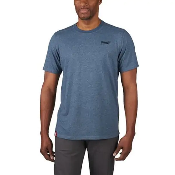 MILWAUKEE HYBRID T-SHIRT SHORT SLEEVE | BLUE, LARGE - DISPLAY