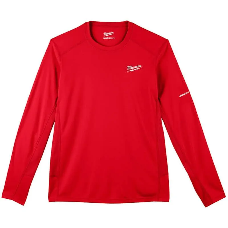 MILWAUKEE WARM WEATHER LONG SLEEVE SHIRT | RED, MEDIUM - DISPLAY