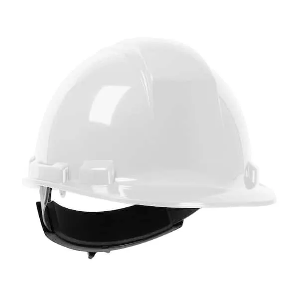 MILWAUKEE BOLT™ FRONT BRIM VENTED HARD HAT W/4PT RATCHETING SUSPENSION (USA) | TYPE 1, CLASS C | WHITE