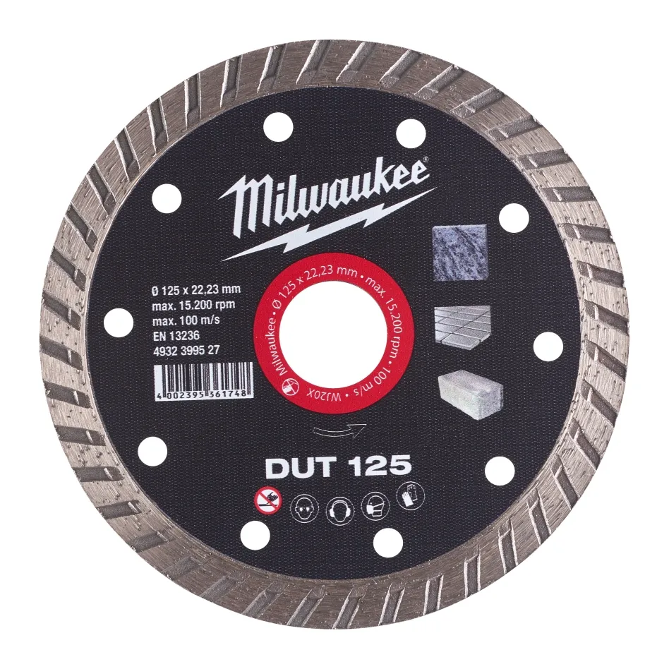 MILWAUKEE DIAMOND CUTT.WHEEL DUT 125  P1A