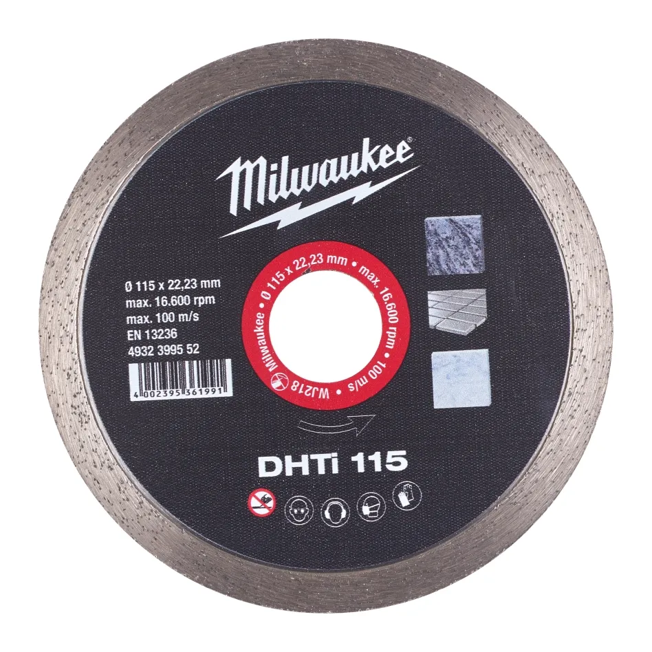 MILWAUKEE DIAMOND CUTT.WHEEL DHTI 115    P1A