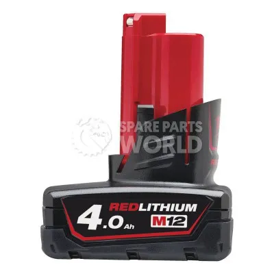 MILWAUKEE M12 4.0 AH BATTERY|[M12B4]