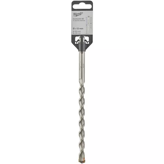 MILWAUKEE HAMMER DRILL BIT SDS+ CONTRACTOR 12X210 - 1 PC