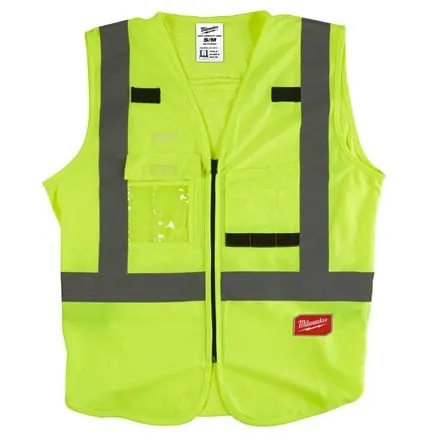 MILWAUKEE HI-VISIBILITY VEST YELLOW - S/M
