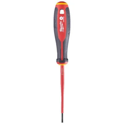 MILWAUKEE TRI-LOBE VDE SCREWDRIVER | SLOTTED 0.5 X 3 X 100