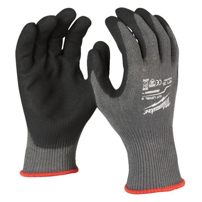 MILWAUKEE DIPPED GLOVES CUT LEVEL 5/E | LARGE | 9