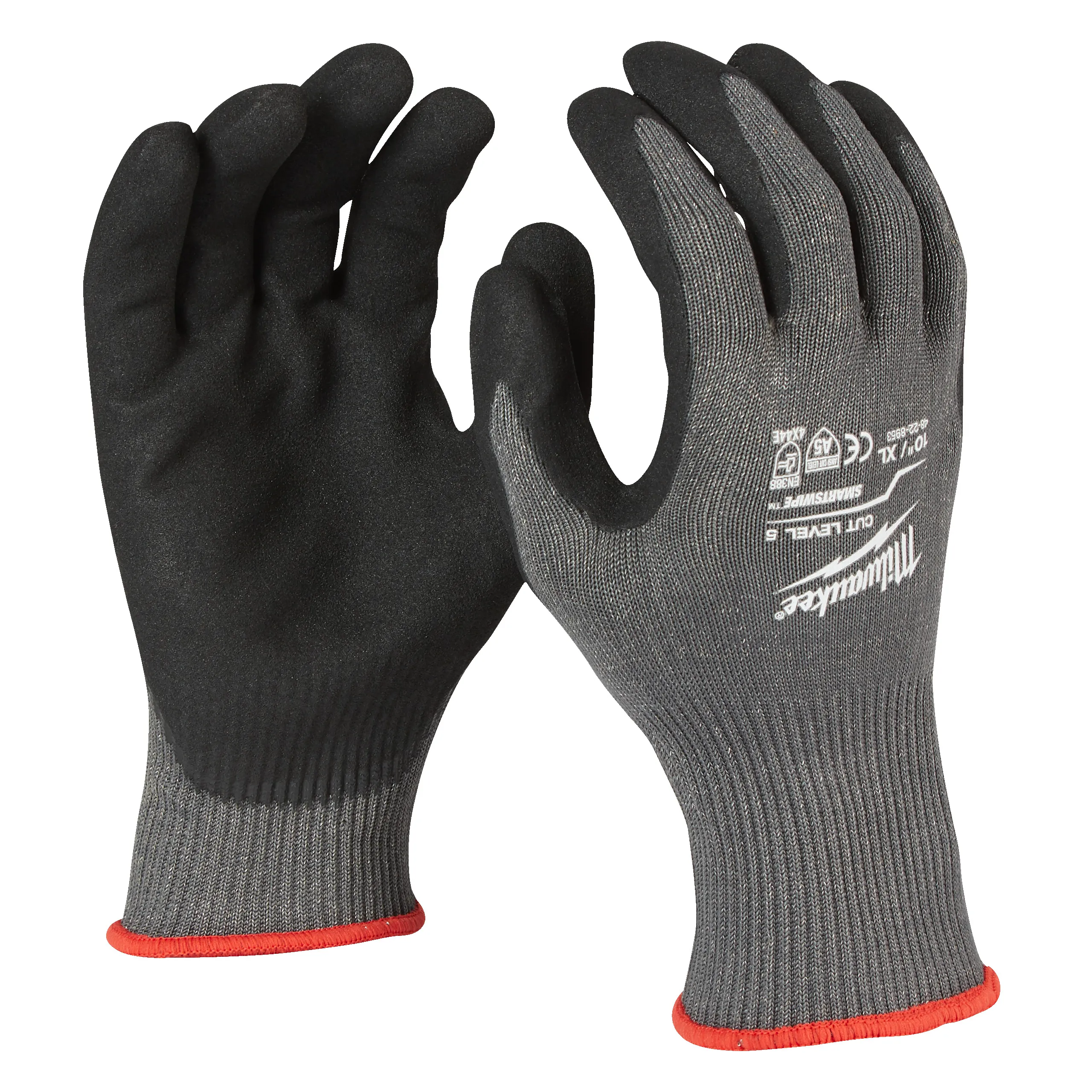 MILWAUKEE DIPPED GLOVES CUT LEVEL 5/E | XXL | 11