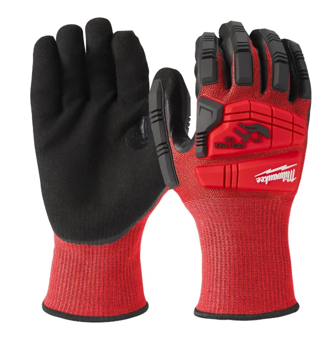 MILWAUKEE IMPACT CUT LEVEL 3 GLOVES - 7/S -1PRS
