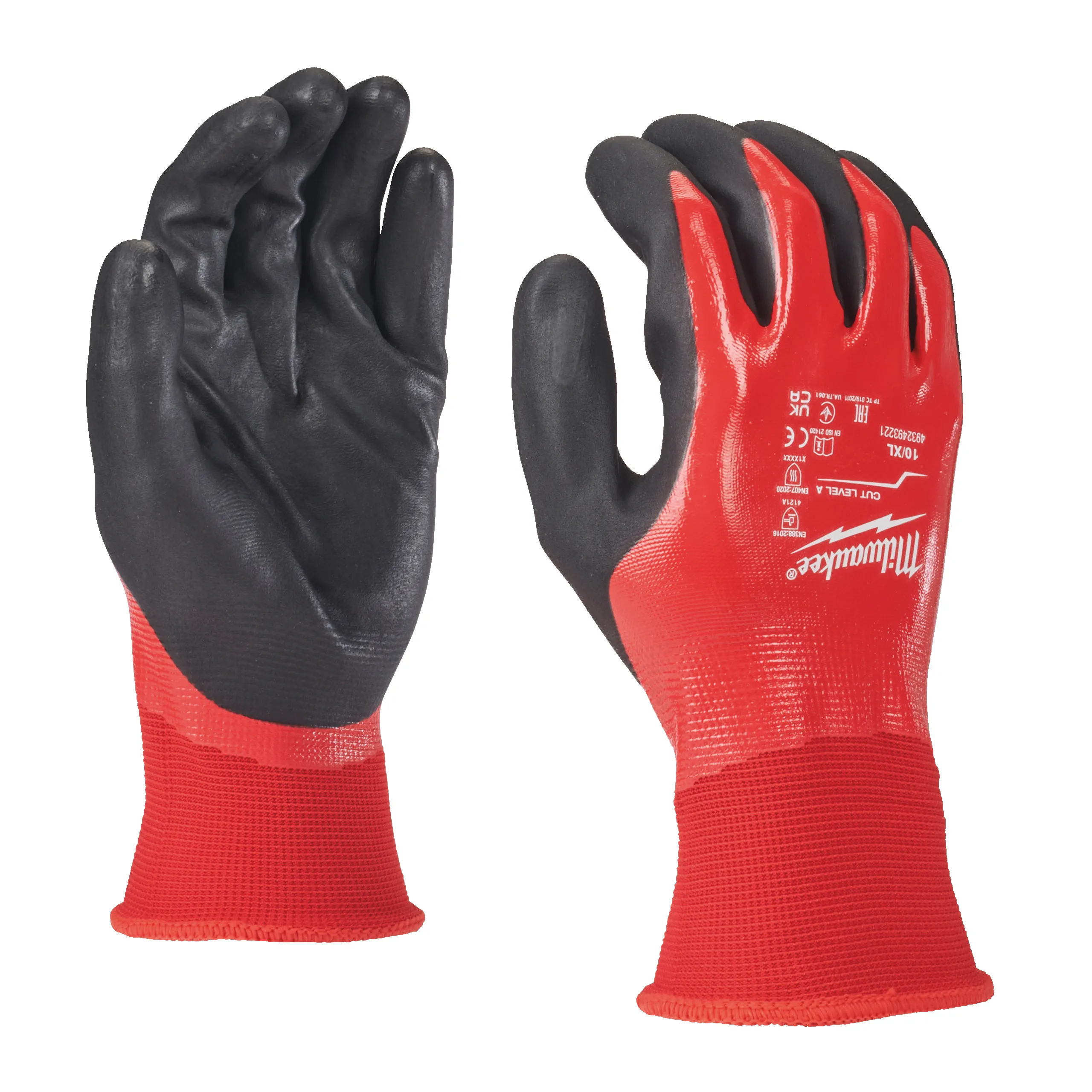 MILWAUKEE FULLY DIP GLOVES - L/9 - 12 PAIRS/PKT