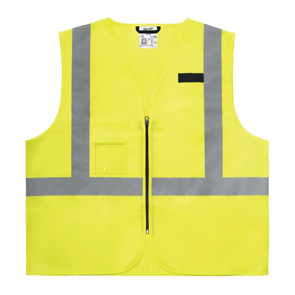 MILWAUKEE CONTRACTOR HIGH VISIBILITY VEST YELLOW | S/M