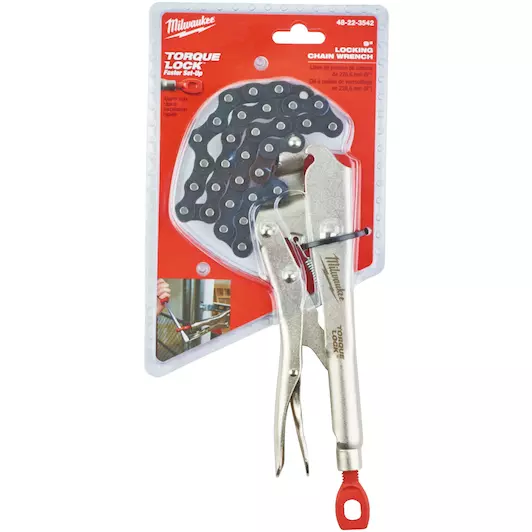 MILWAUKEE LOCKING CHAIN WRENCH - DISPLAY