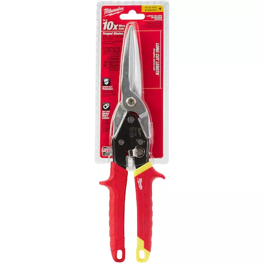 MILWAUKEE LONG CUT AVIATION SNIP STRAIGHT - DISPLAY