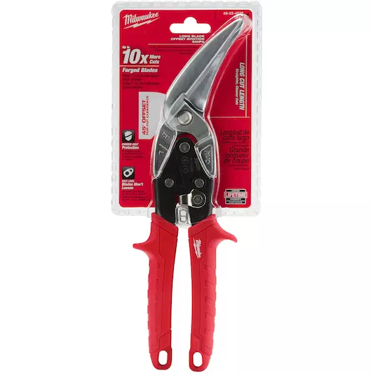 MILWAUKEE LONG CUT AVIATION SNIP LEFT (OFFSET) - DISPLAY
