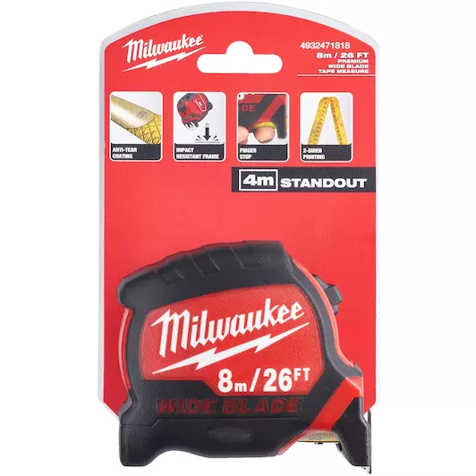 MILWAUKEE PREMIUM WIDE BLADE 8-26 - 1PC - DISPLAY
