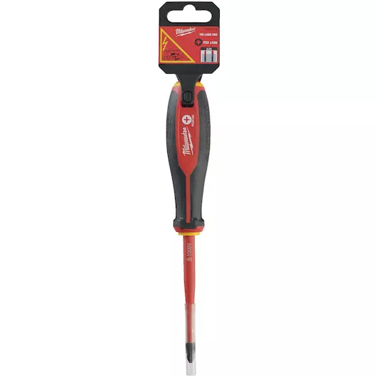 MILWAUKEE TRI-LOBE VDE SCREWDRIVER | PZ2 X100 - DISPLAY