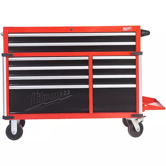 MILWAUKEE 10-DRAWER STEEL STORAGE ROLLING CABINET [SRC46-1] | 46 IN / 117 CM - DISPLAY